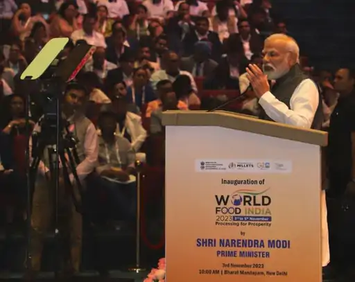 PM मोदी ने 'वर्ल्ड फूड इंडिया 2023' का उद्घाटन किया